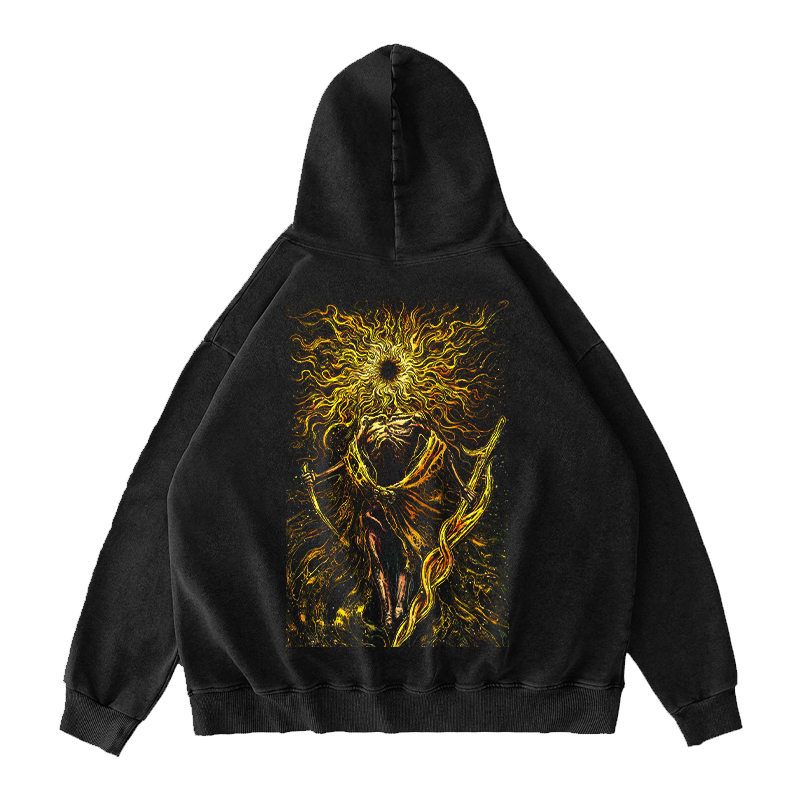The Lord of Frenzied Flame Unisex Washed Hoodie