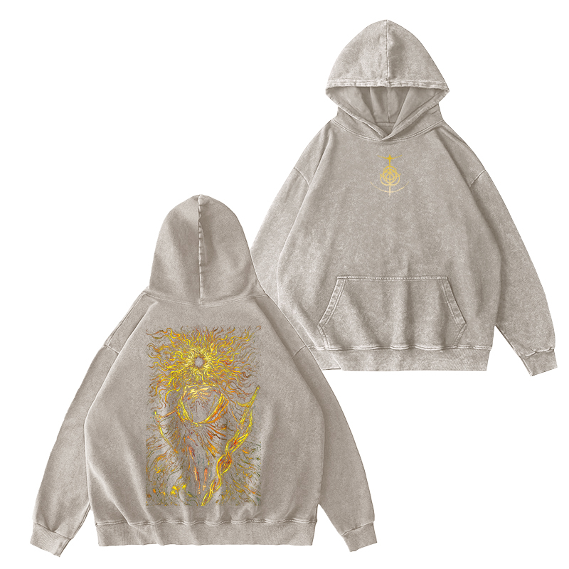 The Lord of Frenzied Flame Unisex Washed Hoodie