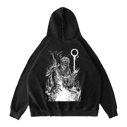 Dark Souls v2 Unisex Washed Hoodie