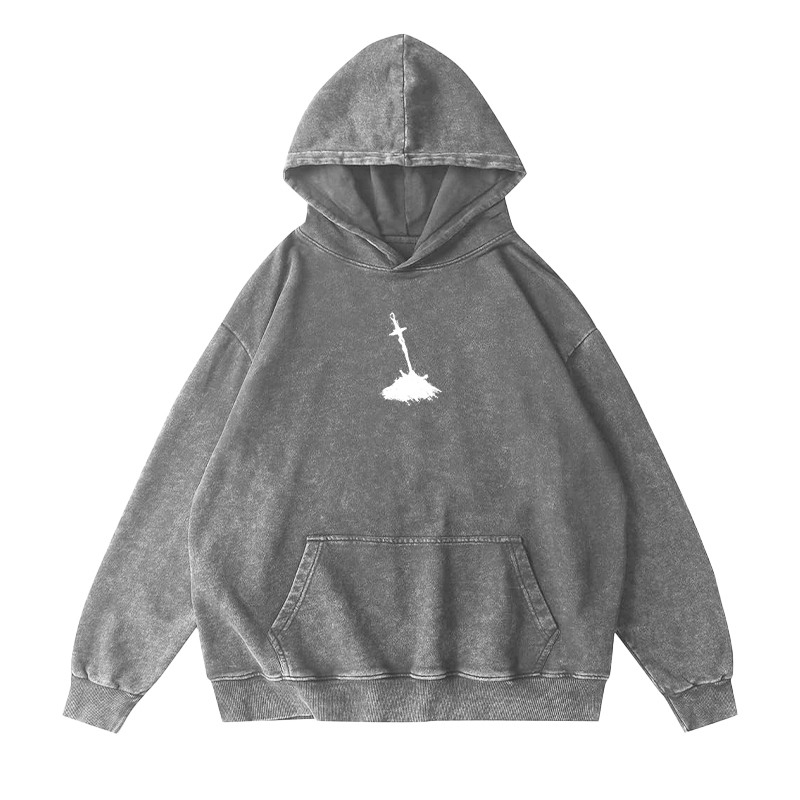 Dark Souls v2 Unisex Washed Hoodie