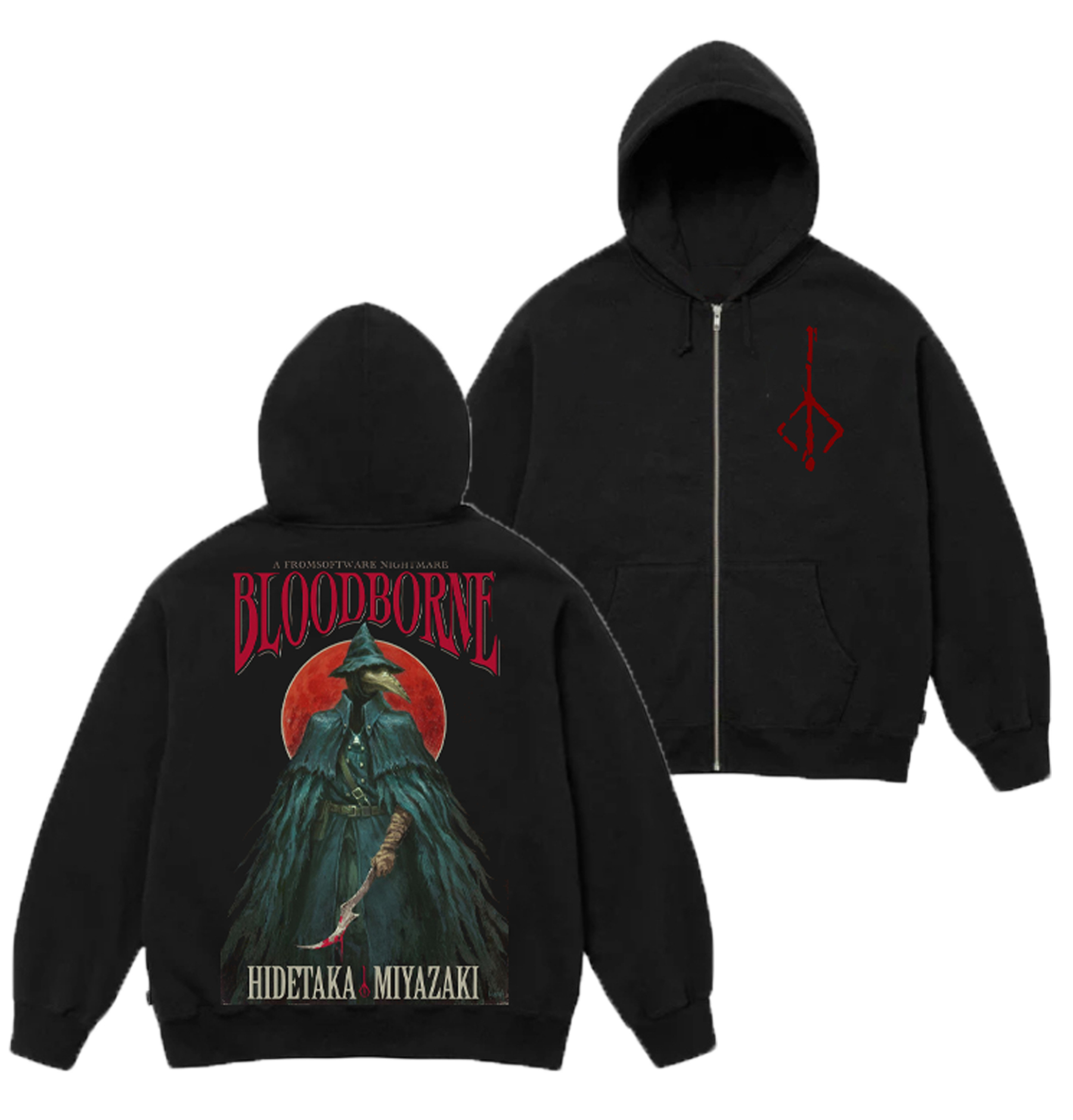 Bloodborne 70's style Classic T-Shirt/ Crewneck Sweatshirt/Hoodie/Zip Hoodie