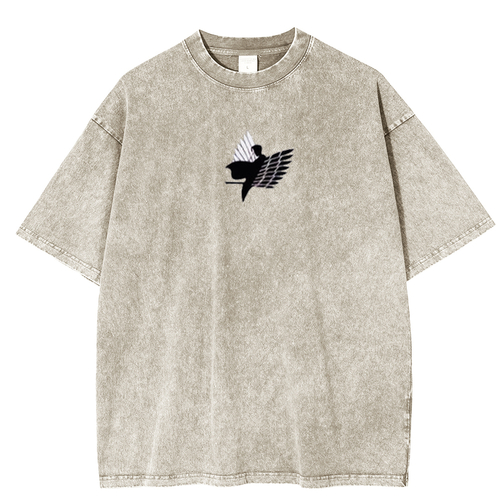 Levi Ackerman Unisex Washed T-Shirt