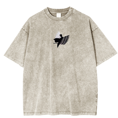 Levi Ackerman Unisex Washed T-Shirt