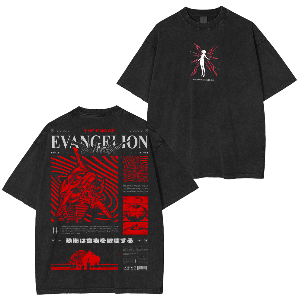 The End Of Evangelion Washed T-Shirt