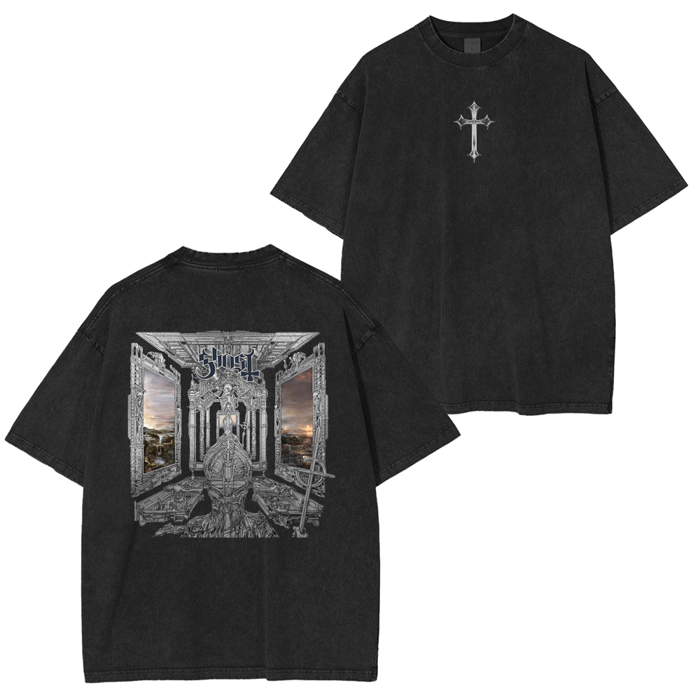Ghost Album Cover Washed Unisex T-Shirt