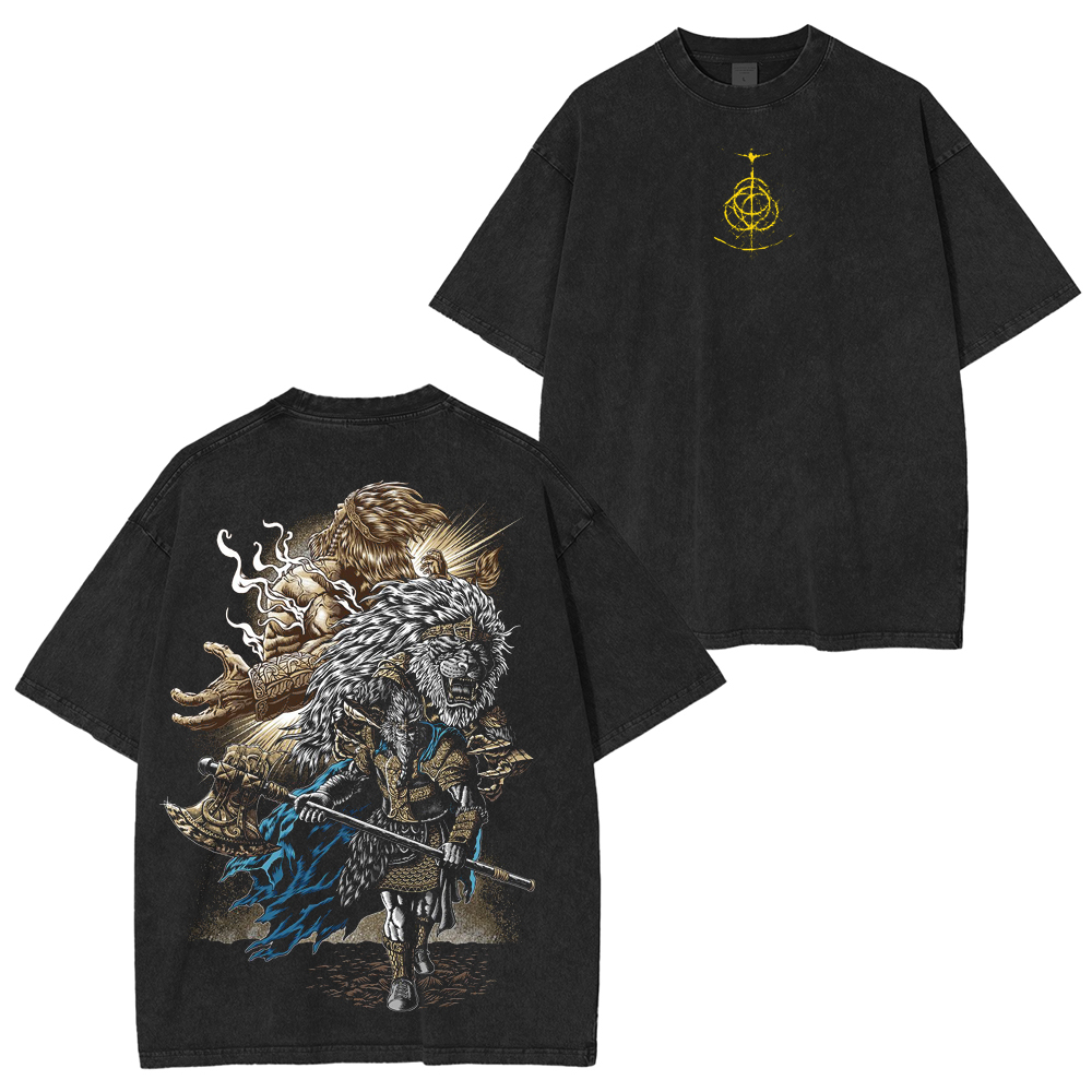 Godfrey – Elden Ring  Washed T-Shirt