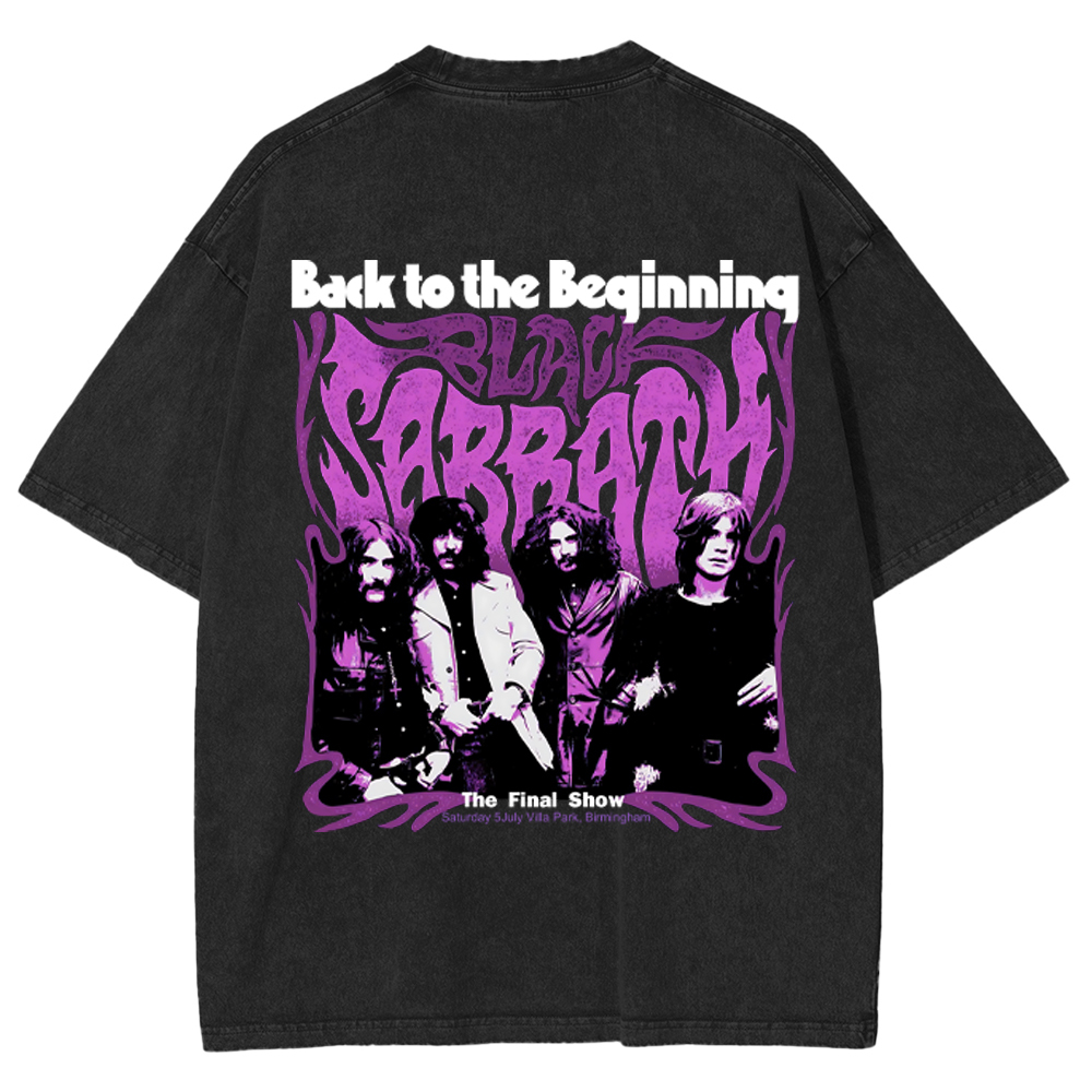 Black Sabbath Back to the Beginning Washed Unisex T-Shirt