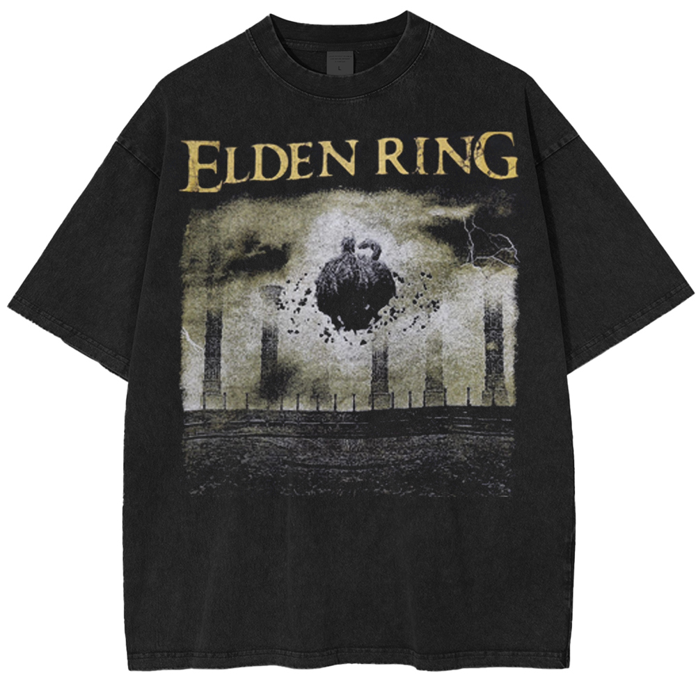 Elden Ring "Dragonlord Placidussax" Unisex Washed T-Shirt