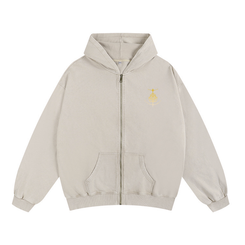 The Lord of Frenzied Flame Unisex Washed Zip Up Hoodie