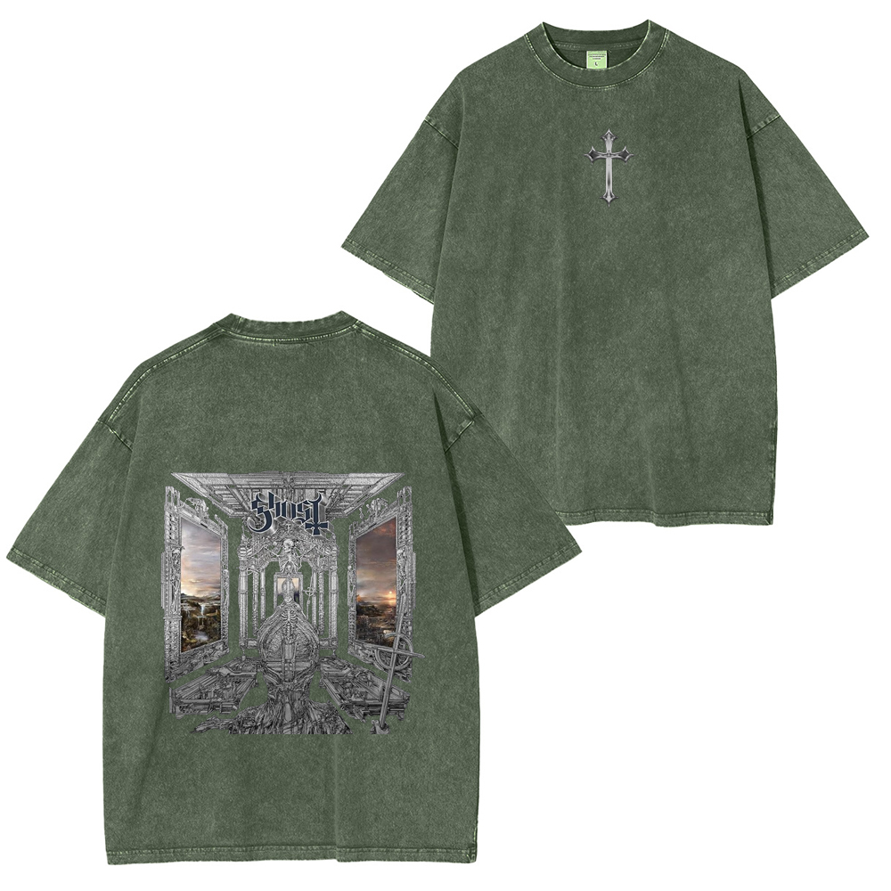 Ghost Album Cover Washed Unisex T-Shirt