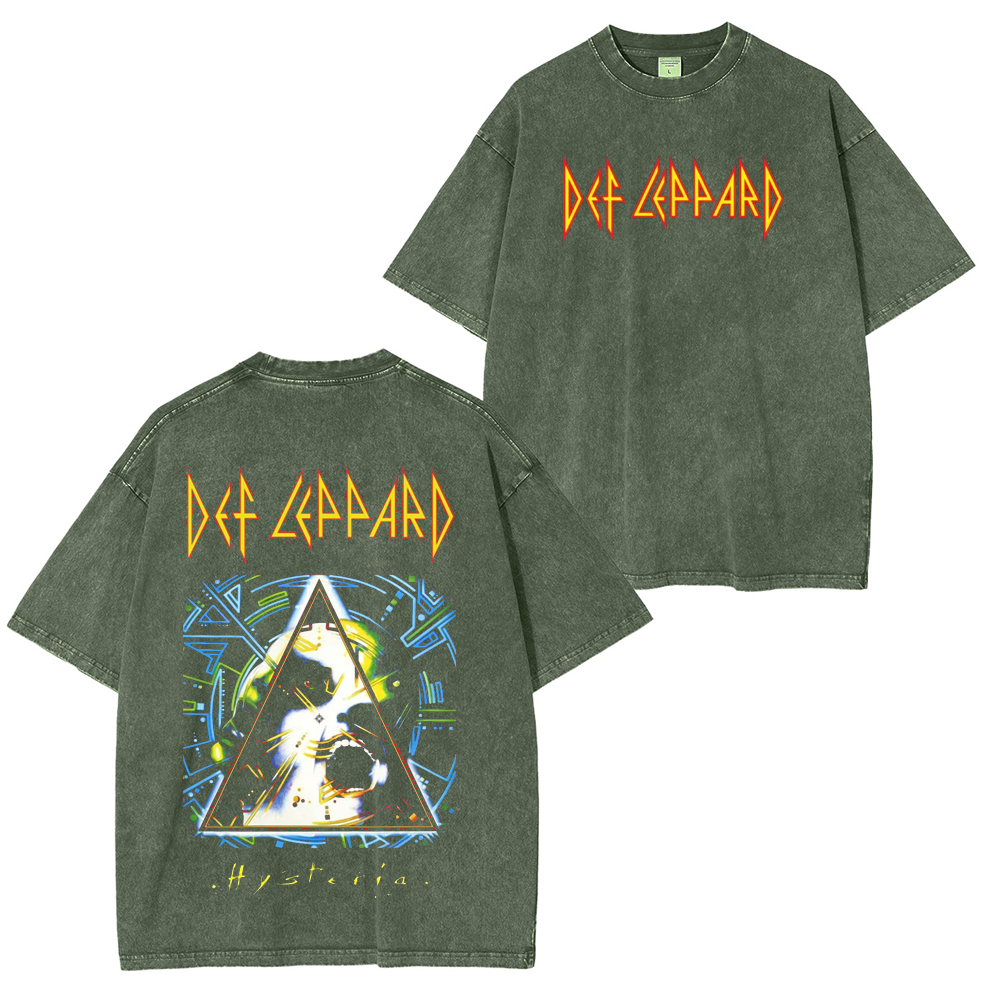 Defleppard Unisex Washed T-Shirt