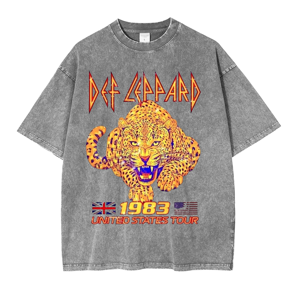 Def Leppard Unisex Washed T-Shirt