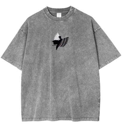 Levi Ackerman Unisex Washed T-Shirt