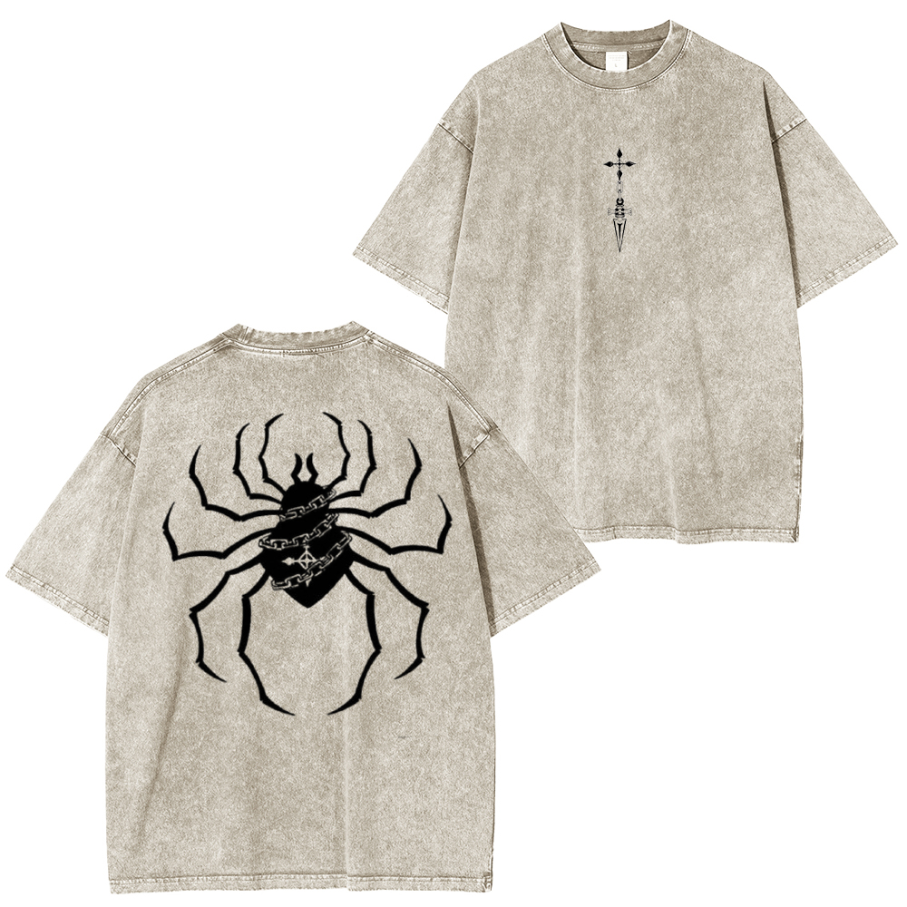 Hunter x Hunter Phantom Troupe Spiders Anime Manga Unisex Washed T-Shirt