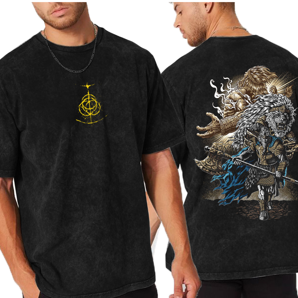 Godfrey – Elden Ring  Washed T-Shirt