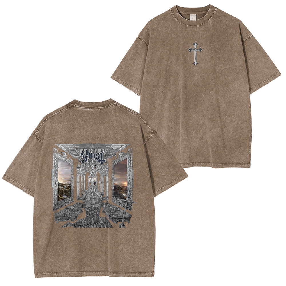 Ghost Album Cover Washed Unisex T-Shirt