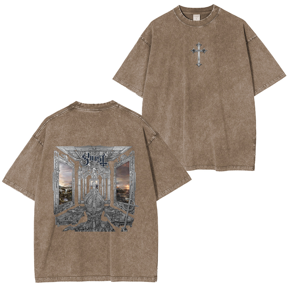 Ghost Album Cover Washed Unisex T-Shirt
