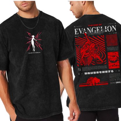 The End Of Evangelion Washed T-Shirt
