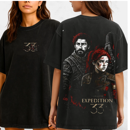 Clair Obscur Expedition 33 Unisex Washed T-Shirt