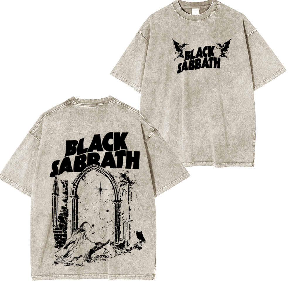 Black Sabbath Into The Void Washed Unisex T-Shirt