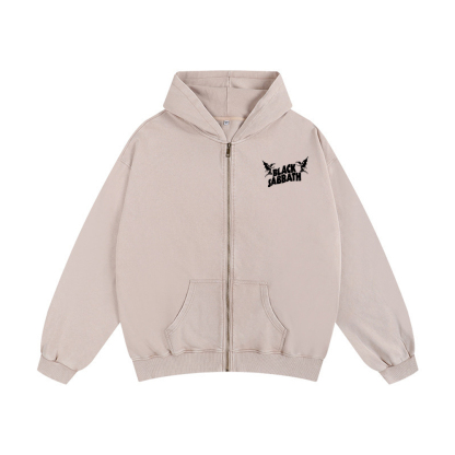 Praise The Sun Unisex Washed Zip Up Hoodie