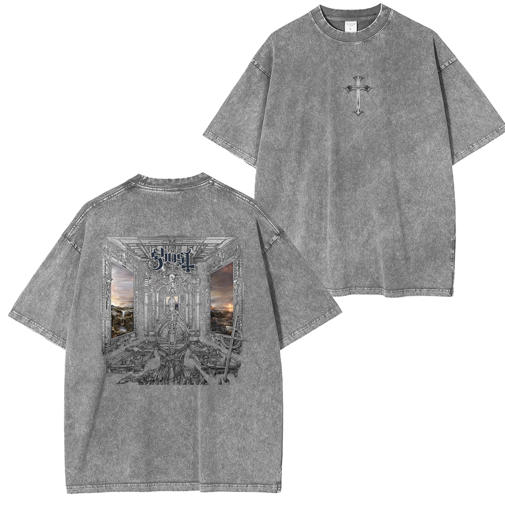 Ghost Album Cover Washed Unisex T-Shirt