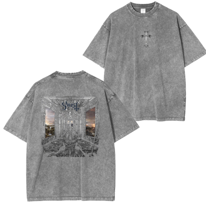 Ghost Album Cover Washed Unisex T-Shirt
