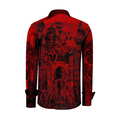 Bloodborne Red Long-Sleeved Shirt