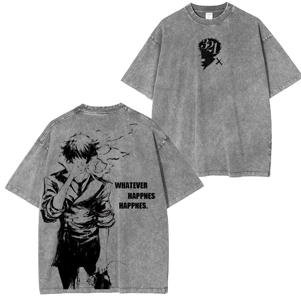 Cowboy Bebop Spike Spiegel Unisex Washed T-Shirt