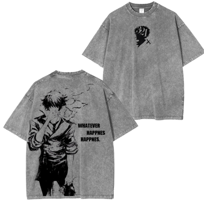 Cowboy Bebop Spike Spiegel Unisex Washed T-Shirt