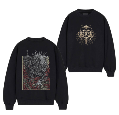 Elden Ring Maliketh Black Blade Grim Hooded  T-Shirt/ Crewneck Sweatshirt/Hoodie