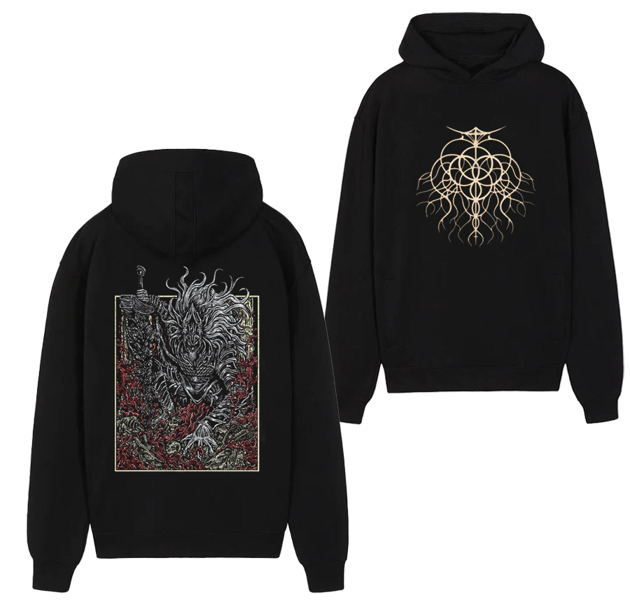 Elden Ring Maliketh Black Blade Grim Hooded  T-Shirt/ Crewneck Sweatshirt/Hoodie