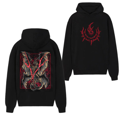 Elden Ring Lichdragon Fortissax Hooded  T-Shirt/ Crewneck Sweatshirt/Hoodie