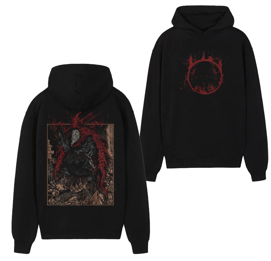 Dark Souls Slave Knight Gael Grim Hooded  T-Shirt/ Crewneck Sweatshirt/Hoodie