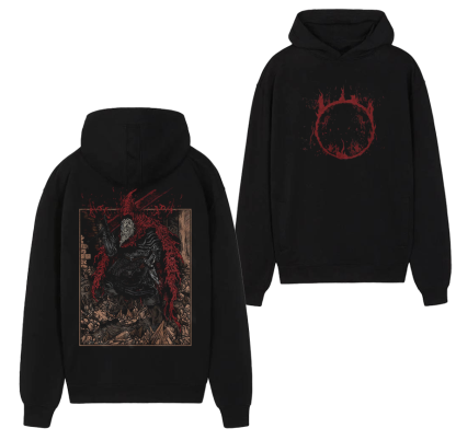 Dark Souls Slave Knight Gael Grim Hooded  T-Shirt/ Crewneck Sweatshirt/Hoodie