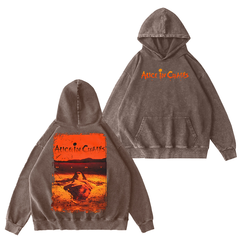 Alice in Chains Washed Unisex Hoodie