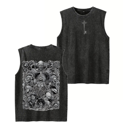 Attack on Titan Washed Unisex Tank Top