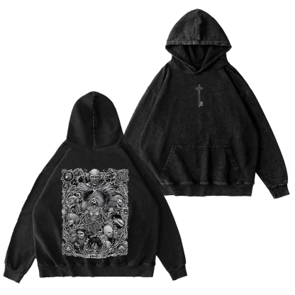 Attack on Titan Washed Unisex Hoodie