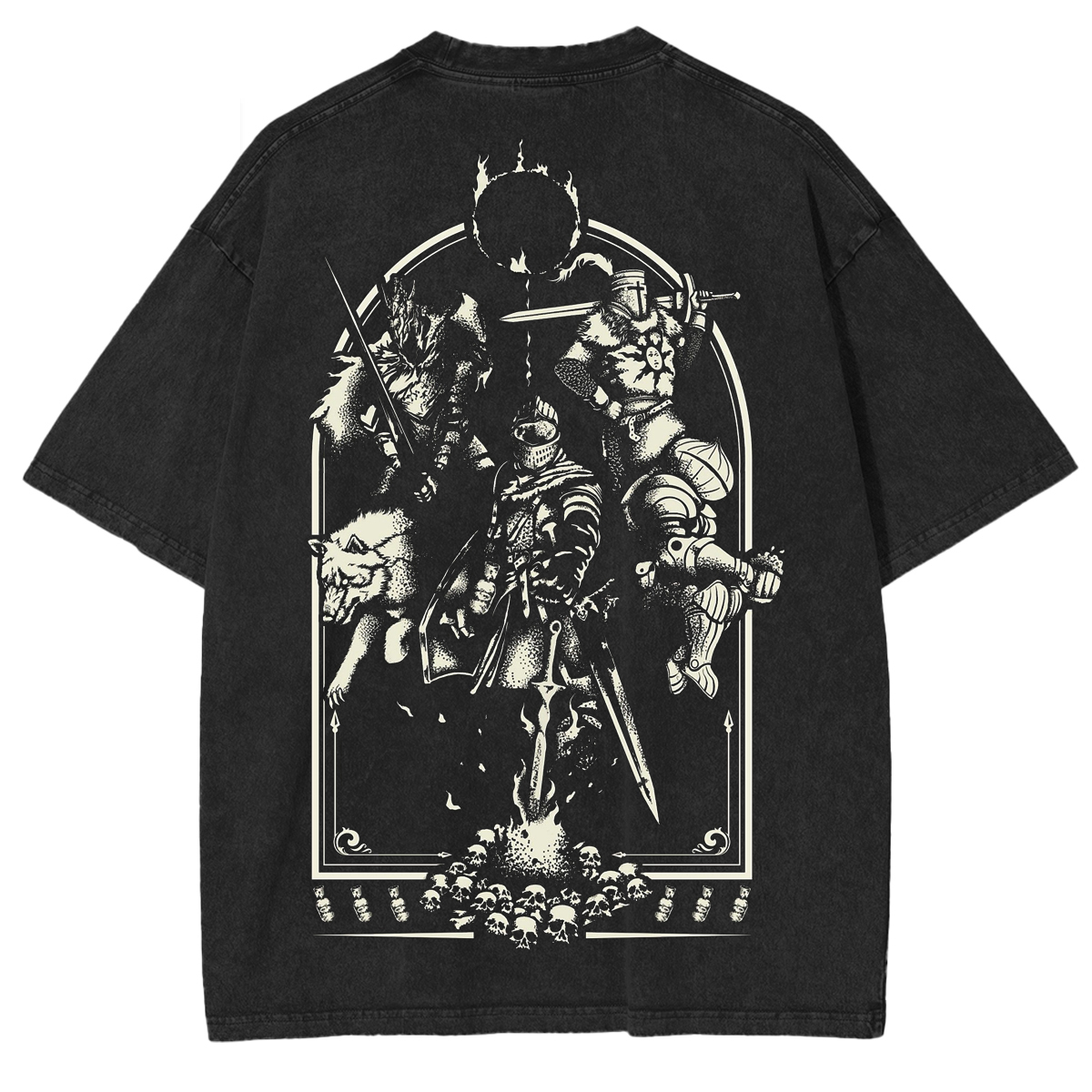 Chosen Undead: Dark Souls Remastered Vintage Washed Unisex T-Shirt