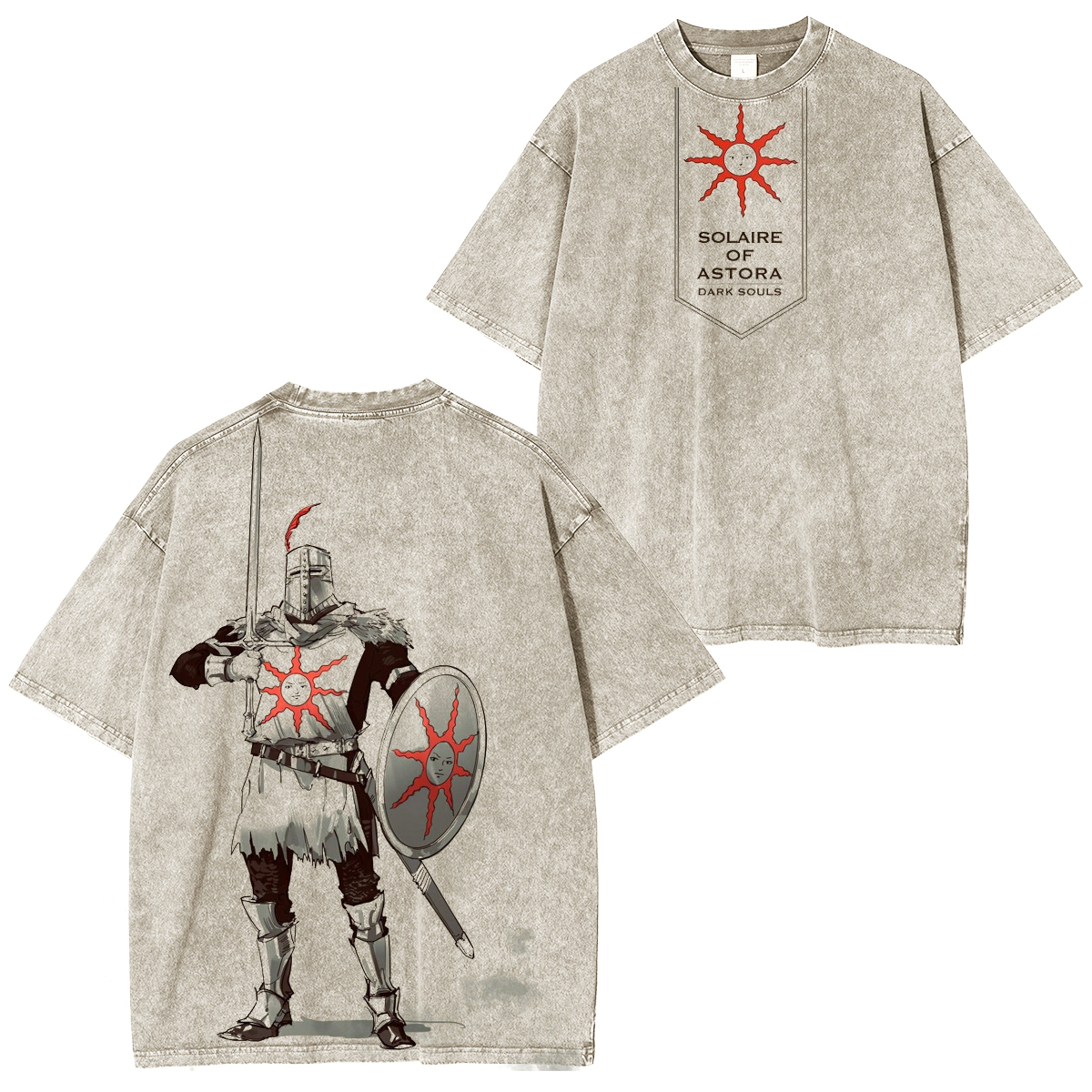 Dark Souls Praise The Sun Vintage Washed Unisex T-Shirt