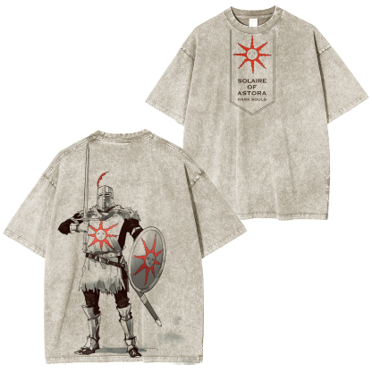 Dark Souls Praise The Sun Vintage Washed Unisex T-Shirt