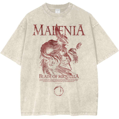 Elden Ring Malenia Vintage Washed Unisex T-Shirt