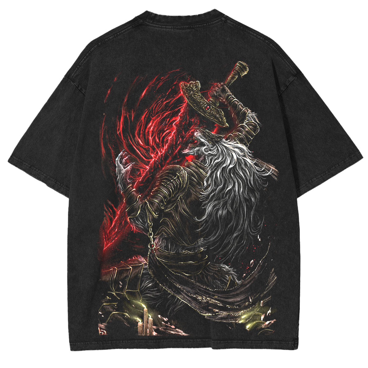 Maliketh Elden Ring Vintage Washed Unisex T-Shirt