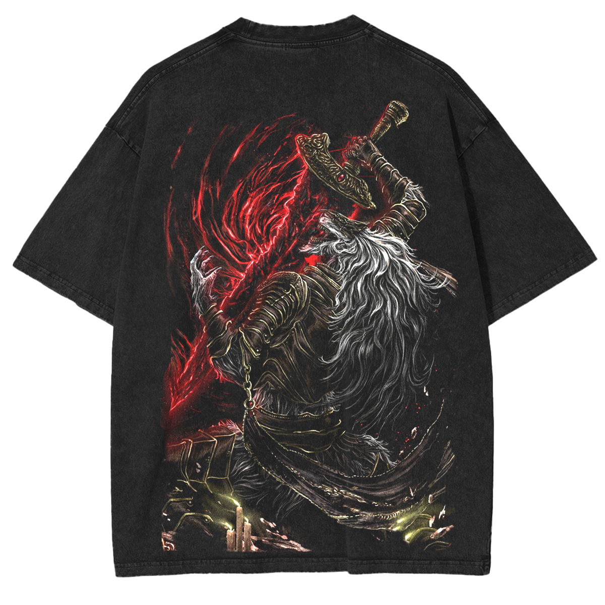 Maliketh Elden Ring Vintage Washed Unisex T-Shirt