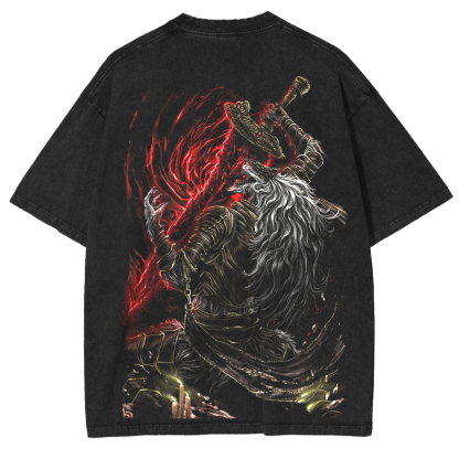 Maliketh Elden Ring Vintage Washed Unisex T-Shirt