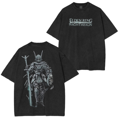 Elden Ring: Get this shirt and the night is yours to reign Vintage Game Washed Unisex T-Shirt