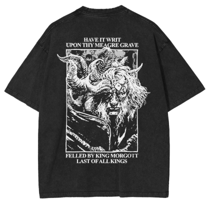 Curse You Bayle! Elden Ring Vintage Washed Unisex T-Shirt