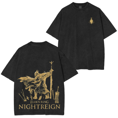 Elden Ring Nightreign Vintage Washed Unisex T-Shirt