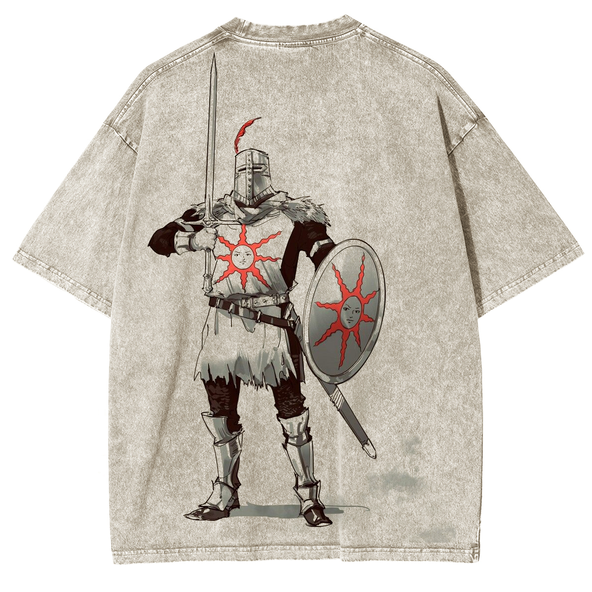 Dark Souls Praise The Sun Vintage Washed Unisex T-Shirt