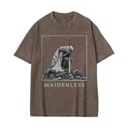 Maidenless Elden Ring Vintage Game Washed Unisex T-Shirt